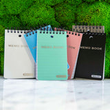 BAZIC 100 Ct. 3" X 5" Top Bound Poly Spiral Memo Books, pack of 24