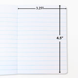 BAZIC 80 Ct. 4.5" x 3.25" Mini Marble Composition Book (2/Pack), pack of 24