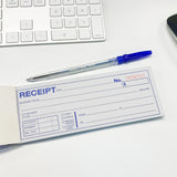 BAZIC 50 Sets 7 1/2" x 2 3/4" 2-Part Carbonless Cash or Rent Receipt Book, pack of 24