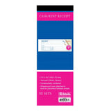 BAZIC 50 Sets 7 1/2" x 2 3/4" 2-Part Carbonless Cash or Rent Receipt Book, pack of 24