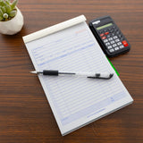 BAZIC 50 Sets 5 9/16" x 8 7/16" 2-Part Carbonless Sales Order Book, pack of 24