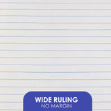 BAZIC 20 Ct. 8.5" x 7" Manila Cover Composition Book, pack of 24