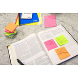 BAZIC 50 Ct. 3" X 3" Yellow Stick On Notes (4/Pack), pack of 24