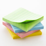 BAZIC 40 Ct. 3" X 3" Lined Stick On Notes (3/Pack), pack of 24