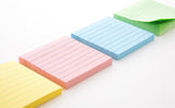 BAZIC 40 Ct. 3" X 3" Lined Stick On Notes (3/Pack), pack of 24