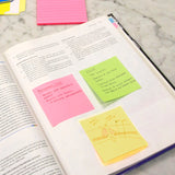 BAZIC 50 Ct. 3" X 3" Stick On Notes (4/Pack), pack of 24