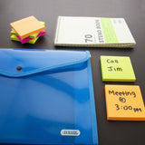 BAZIC 40 Ct. 3" X 3" Neon Stick On Notes (4/Pack), pack of 24