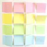 BAZIC 100 Ct. 3" X 3" Stick On Notes, pack of 24