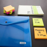 BAZIC 80 Ct. 3" X 3" Neon Stick On Notes, pack of 24