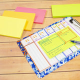 BAZIC 70 Ct. 3" X 5" Neon Stick On Notes, pack of 24