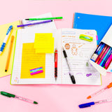 BAZIC 70 Ct. 3" X 5" Neon Stick On Notes, pack of 24