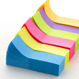 BAZIC 100 Ct. 0.5" X 1.75" Neon Page Markers (10/Pack), pack of 24