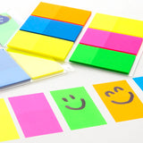 BAZIC 25 Ct. 1" X 1.7" Neon Color Standard Flags (6/Pack), pack of 24