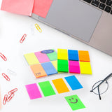 BAZIC 25 Ct. 1" X 1.7" Neon Color Standard Flags (6/Pack), pack of 24