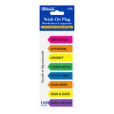 BAZIC 20 Ct. 0.5" X 1.7" Printed Arrow Flags (8/Pack), pack of 24