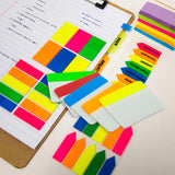 BAZIC 5-Colors 2" x 1.5" Filing Tabs (30 Tabs/Pack), pack of 24