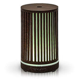 Aromar 100 mL Ultrasonic Zen Wood Essential Oils and Scented Oil Diffuser (Mahogany)