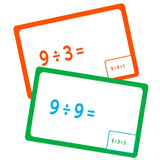 BAZIC Division Flash Cards (36/Pack), pack of 24