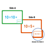 BAZIC Division Flash Cards (36/Pack), pack of 24