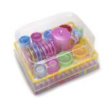 27-piece Play Dishes Kitchen Wash and Dry Tea Playset