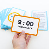 BAZIC Time Flash Cards (36/Pack), pack of 24
