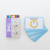 BAZIC Time Flash Cards (36/Pack), pack of 24