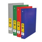 BAZIC 3 Ring Binder 1" Economy Binders Assorted Color, Hold 175 Sheets, 24-Count