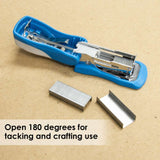 BAZIC Mini Cushion Grip Standard (26/6) Stapler w/ 500 Ct. Staples, pack of 24