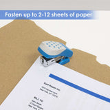 BAZIC Mini Cushion Grip Standard (26/6) Stapler w/ 500 Ct. Staples, pack of 24