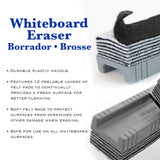 BAZIC Peel-Away Whiteboard Eraser, pack of 24