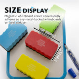 BAZIC Magnetic Whiteboard Eraser w/ Foam Comfort Grip, pack of 24