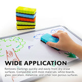 BAZIC Magnetic Whiteboard Eraser w/ Foam Comfort Grip, pack of 24