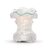 Aromar Dimmer Electric Oil Burner - Glass Rose Fog (7713)