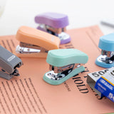 BAZIC Mini Pastel Color Standard (26/6) Stapler w/ 500 Ct. Staples, pack of 24
