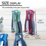 BAZIC Compact Stand-Up Standard (26/6) Stapler w/ 500 Ct. Staples, pack of 12