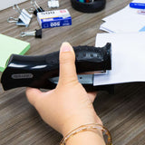 BAZIC Stand-Up Standard (26/6) Full Strip Stapler w/ 500 Ct. Staples, pack of 12