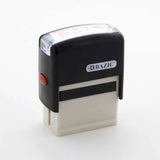 BAZIC Paid Self Inking Rubber Stamp (Red Ink), pack of 24