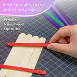 BAZIC Colored Craft Stick (100/Pack), pack of 24
