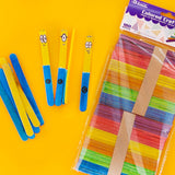 BAZIC Colored Craft Stick (100/Pack), pack of 24