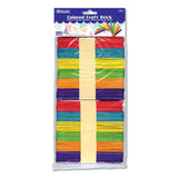 BAZIC Colored Craft Stick (100/Pack), pack of 24