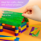 BAZIC Jumbo Colored Craft Stick (50/Pack), pack of 24