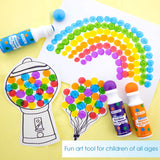 BAZIC 6 Colors Washable Dot Markers- pack of 12