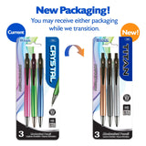 BAZIC Crystal 0.7 mm Mechanical Pencil (3/Pack), pack of 24