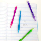 BAZIC Electra Sparkly 0.7 mm Mechanical Pencil w/ Glitter Grip (4/Pk), pack of 24