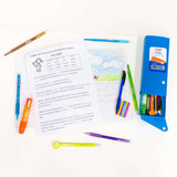 BAZIC Electra Sparkly 0.7 mm Mechanical Pencil w/ Glitter Grip (4/Pk), pack of 24