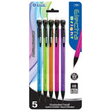 BAZIC Electra 0.7 mm Fashion Color Mechanical Pencil (5/Pack), pack of 24