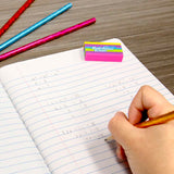 BAZIC Metallic Laser Foil Wood Pencil w/ Eraser (8/Pack), pack of 24