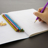 BAZIC Metallic Glitter Wood Pencil w/ Eraser (8/Pack), pack of 24