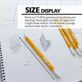 BAZIC #2 The First Jumbo Premium Yellow Pencil (4/Pack), pack of 24