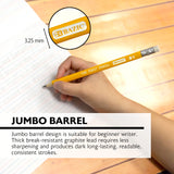 BAZIC #2 The First Jumbo Premium Yellow Pencil (4/Pack), pack of 24